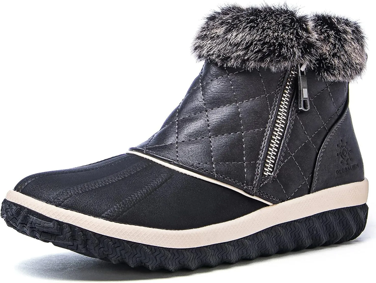 GLOBALWIN Women's Winter Boots Ankle Boots