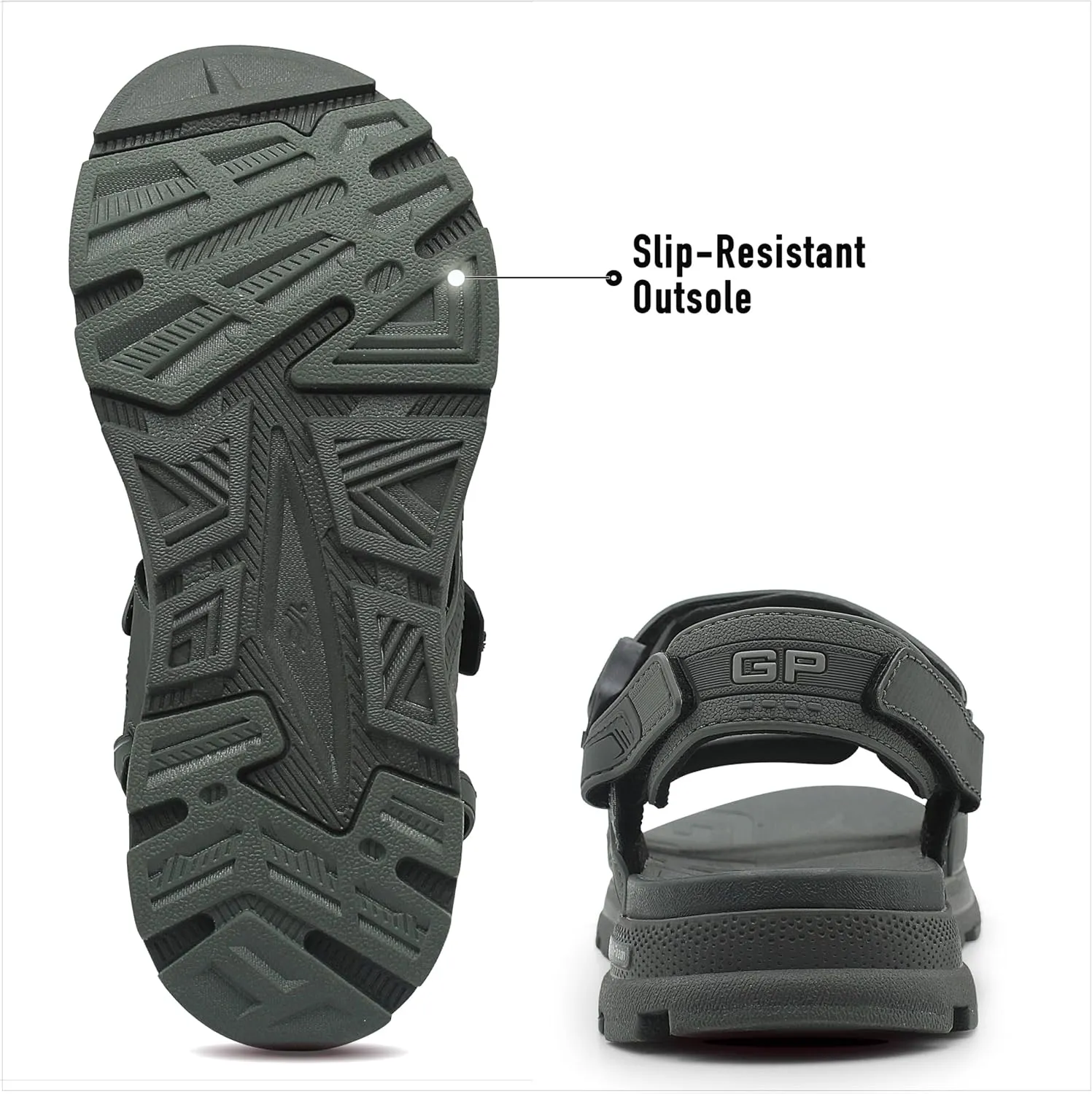 Gold Pigeon Shoes EVA Anti-Fatigue Thick Cushion Sandals Easy SNAP LOCK Closure