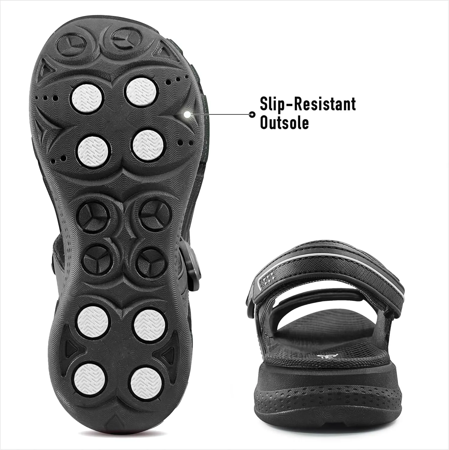 Gold Pigeon Shoes EVA Anti-Fatigue Thick Cushion Sandals Easy SNAP LOCK Closure