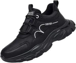 Handcrafted Men's Brogue Style Leather Sneakers for Semi-Formal Occasions with Breathable Cushioned Insole and Rubber Sole
