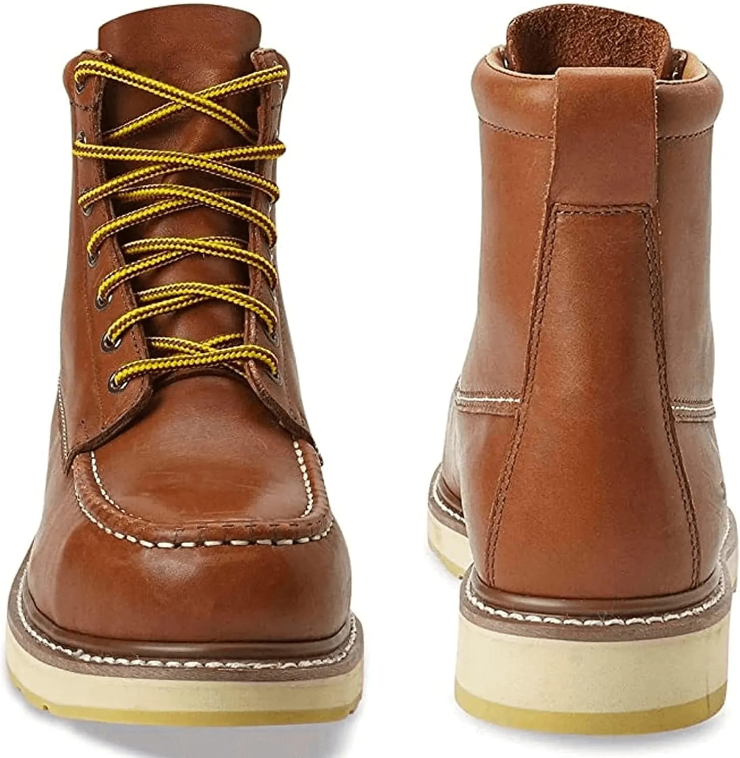 HANDPOINT Men's Stylish Classic 6"-8" SureTrack Soft Toe EH Full Grain Leather Slip Resistant Durable Breathable Work Boot 84994-86994