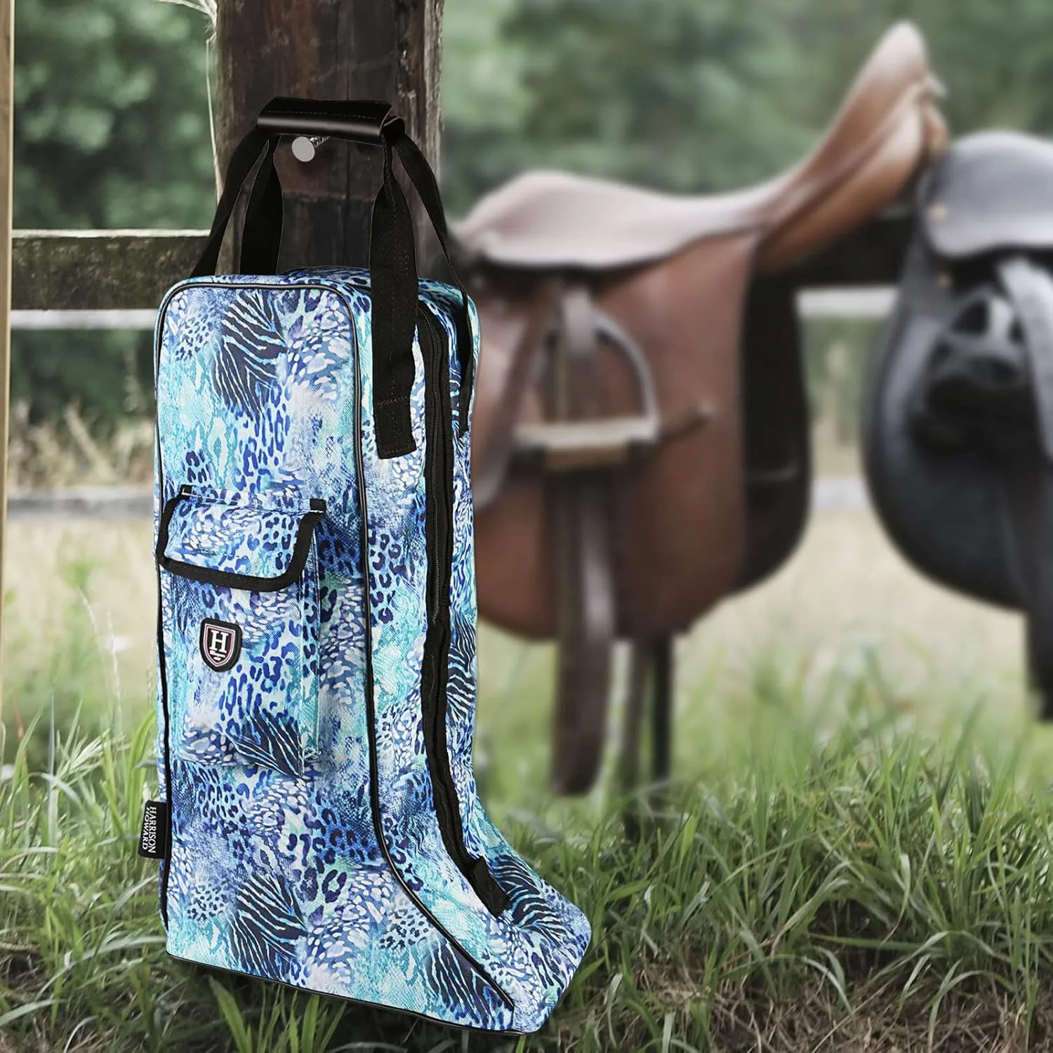Harrison Howard Tall Boot Carry Bag Protect Rider Boots for Shows Competition Travel Long-lasting Boot Bag