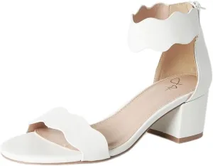 J. Adams Mimi Ankle Strap Kitten Heel Sandal