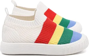 Jack & Lily Socks & Canvas Sneakers for Kids- Breathable Toddler Shoes with Non-Slip Sole for Confident Steps- Kids Shoe for Comfort, Support & Daily Play- Baby Sneakers Keep Little Feet Happy All Day