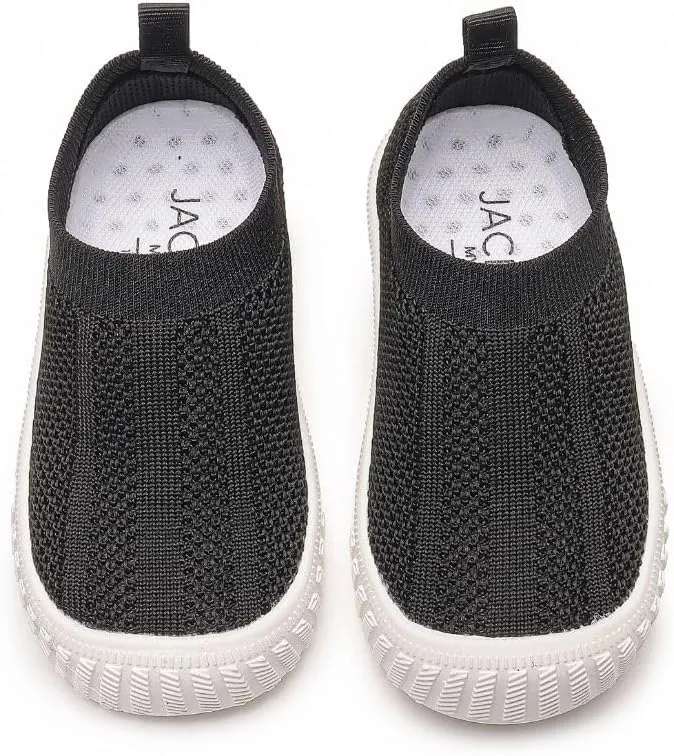 Jack & Lily Socks & Canvas Sneakers for Kids- Breathable Toddler Shoes with Non-Slip Sole for Confident Steps- Kids Shoe for Comfort, Support & Daily Play- Baby Sneakers Keep Little Feet Happy All Day