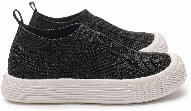 Jack & Lily Socks & Canvas Sneakers for Kids- Breathable Toddler Shoes with Non-Slip Sole for Confident Steps- Kids Shoe for Comfort, Support & Daily Play- Baby Sneakers Keep Little Feet Happy All Day