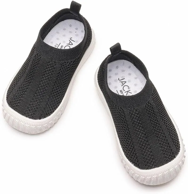Jack & Lily Socks & Canvas Sneakers for Kids- Breathable Toddler Shoes with Non-Slip Sole for Confident Steps- Kids Shoe for Comfort, Support & Daily Play- Baby Sneakers Keep Little Feet Happy All Day