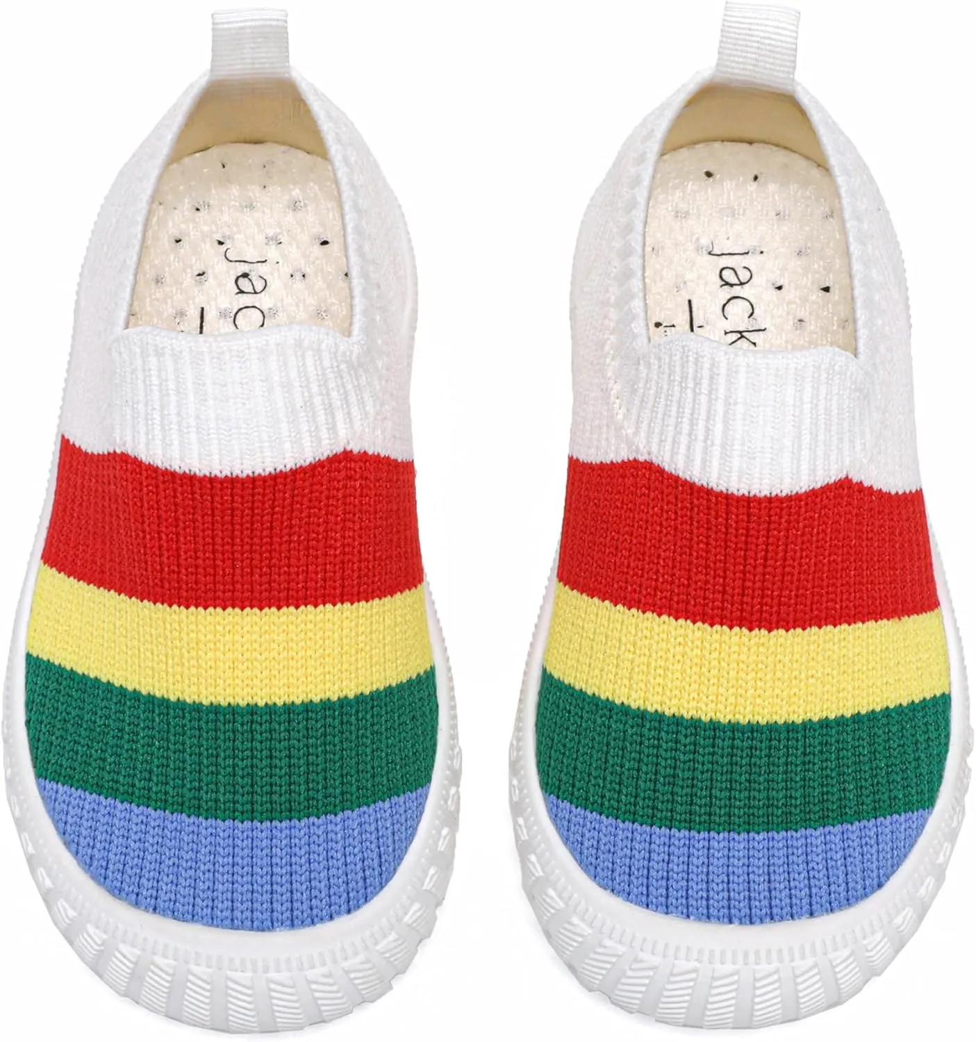 Jack & Lily Socks & Canvas Sneakers for Kids- Breathable Toddler Shoes with Non-Slip Sole for Confident Steps- Kids Shoe for Comfort, Support & Daily Play- Baby Sneakers Keep Little Feet Happy All Day