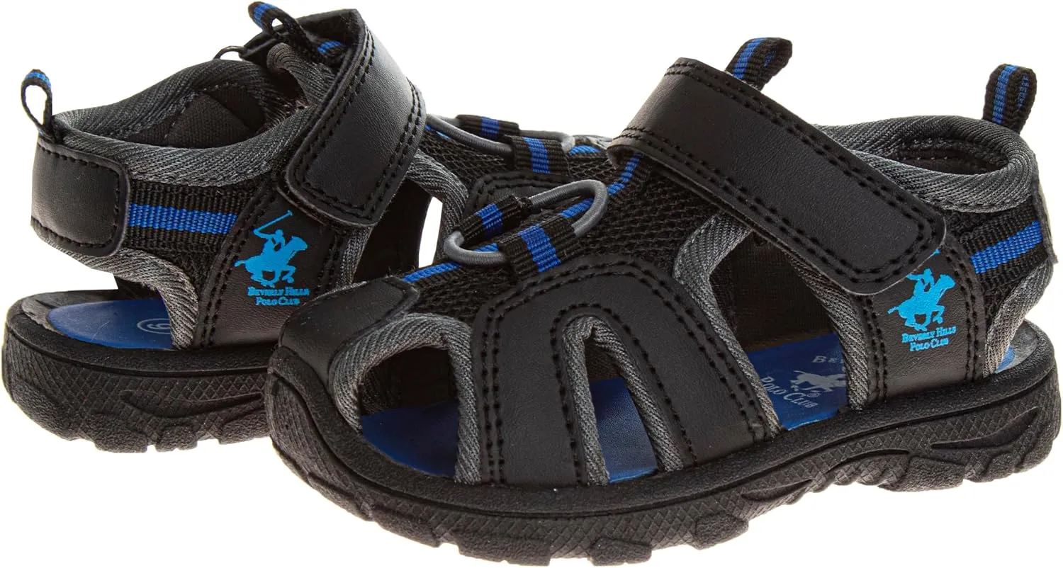 Josmo Boy's Closed Toe Athletic Sandals Sporty Summer Active Shoes for Outdoor Fun Size Toddler-Little Kid-Big Kid