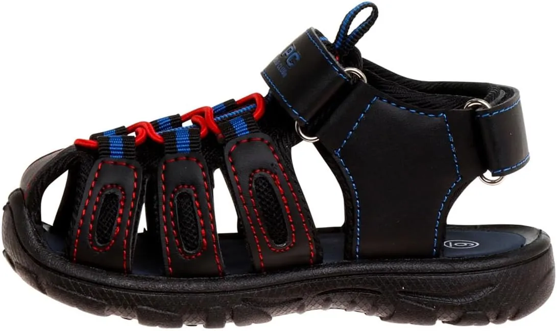 Josmo Boy's Closed Toe Athletic Sandals Sporty Summer Active Shoes for Outdoor Fun Size Toddler-Little Kid-Big Kid