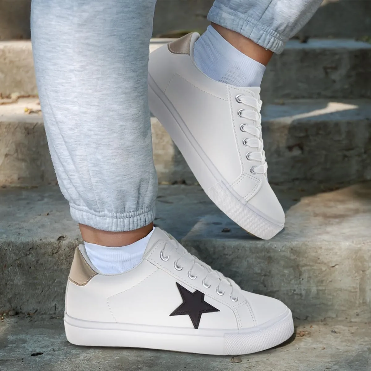 Josmo Fashion Casual Sneakers for Women - Adult Lightweight Breathable Shoes