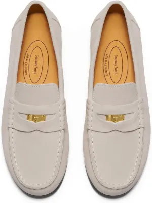 Journey West Suede Tassel Loafer for Women Slip-on Belgian Penny Loafers Shoes for Women in Many Colors