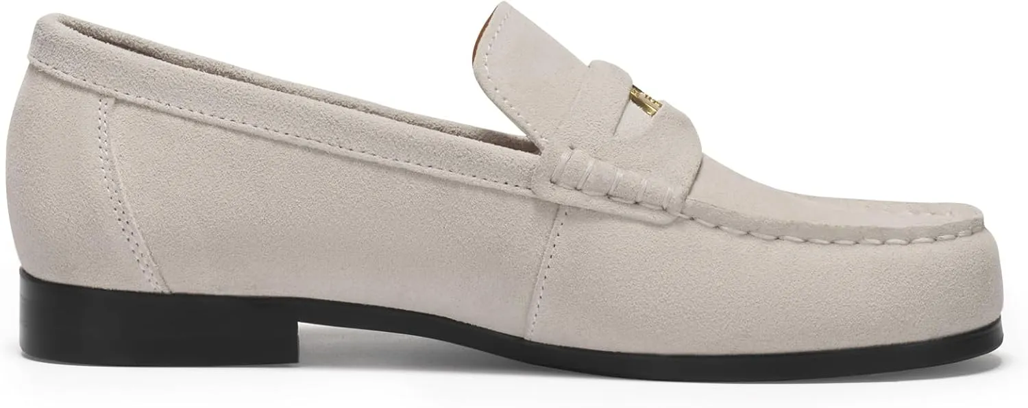 Journey West Suede Tassel Loafer for Women Slip-on Belgian Penny Loafers Shoes for Women in Many Colors