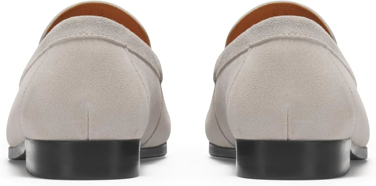Journey West Suede Tassel Loafer for Women Slip-on Belgian Penny Loafers Shoes for Women in Many Colors