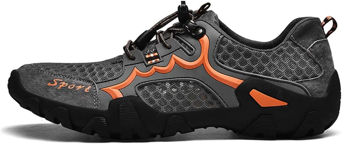 JOYVIP Men's Quick-Drying Swimming Aqua Beach Shoes Lightweight Mesh Hiking Sneakers