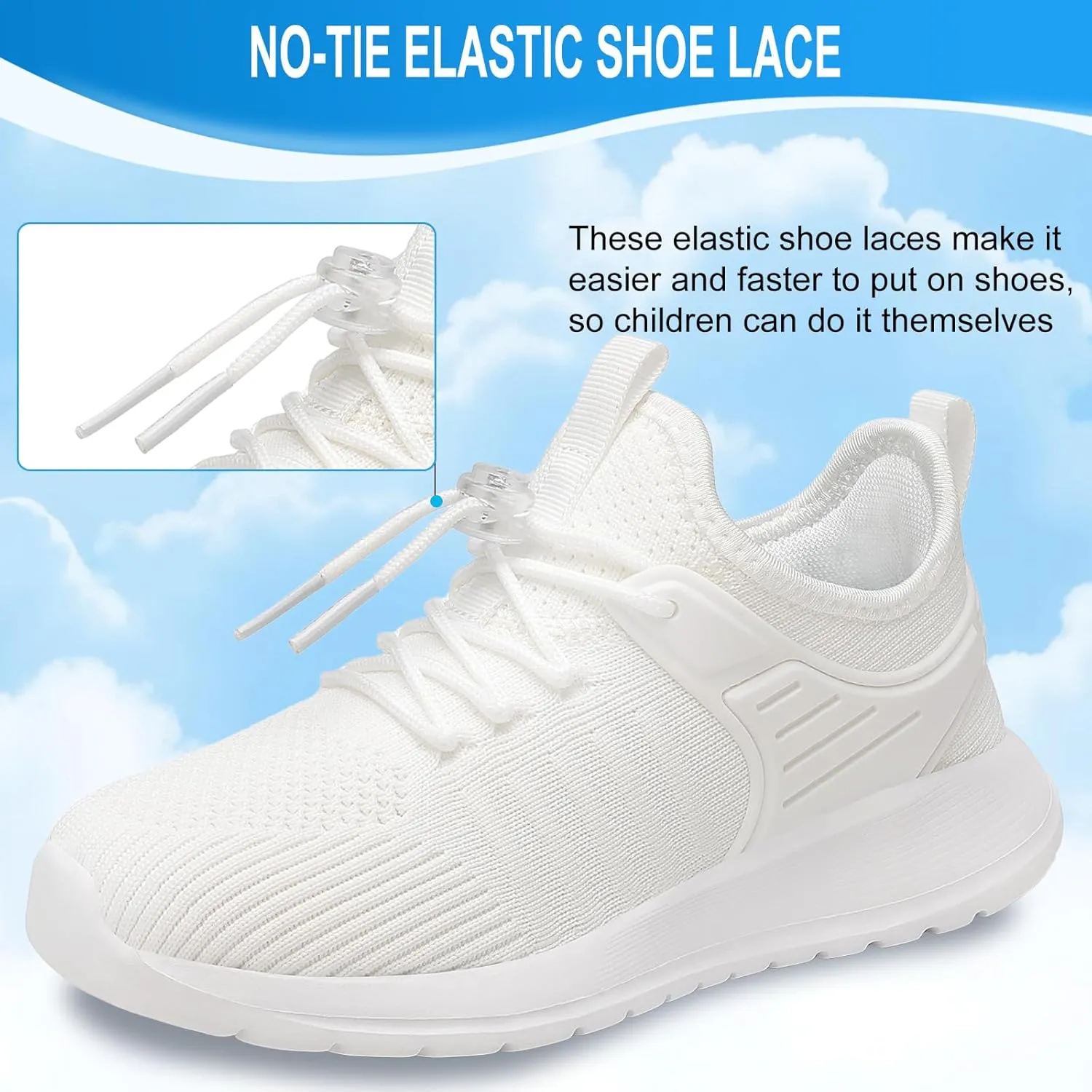 KESCOO Boys Girls Sneakers Kids Tennis Shoes Lightweight Breathable Students Sports Athletic Running Shoes for Little/Big Kid