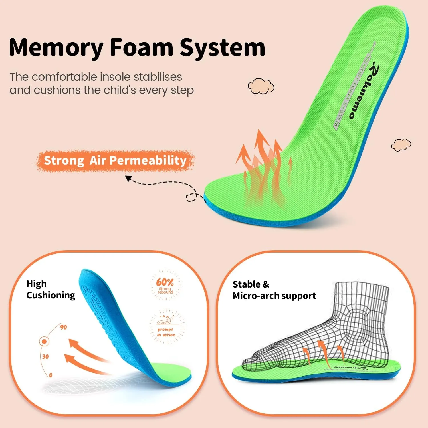 Kids Sneakers for Boys Girls Athletic Running Walking Shoes Lightweight Sports Tennis Shoes Adjustable Strap Sneaker for Little Kid Big Kid Gym School