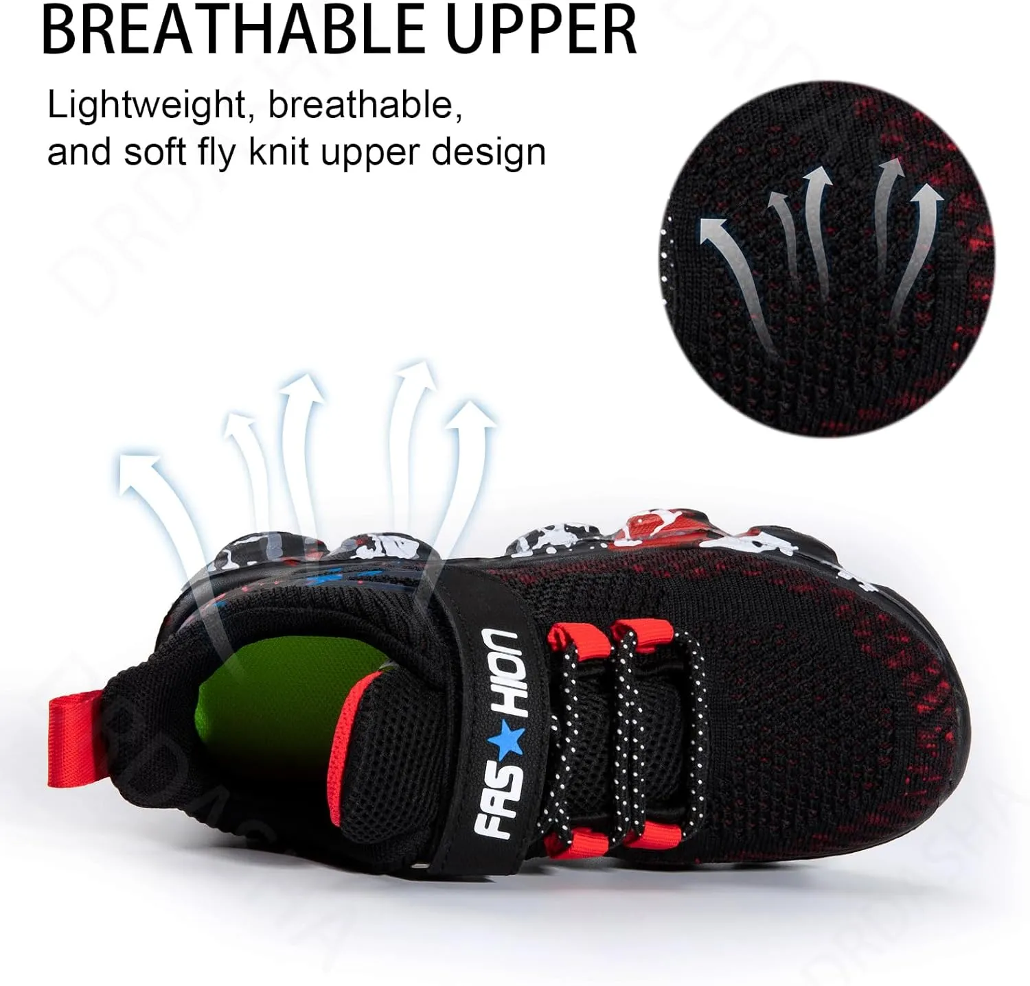 Kids Sneakers for Boys Girls Sports Tennis Breathable Walking Lightweight Running Kid Shoes