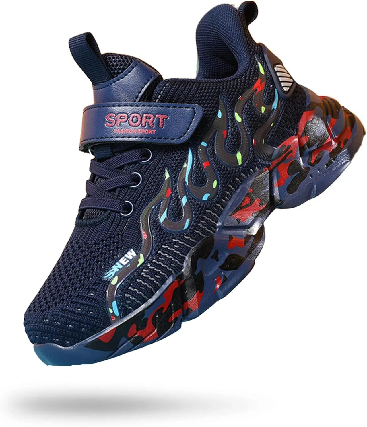 Kids Sneakers Lightweight Mesh Breathable Comfortable Running Tennis Athletic Boys Girls Shoes