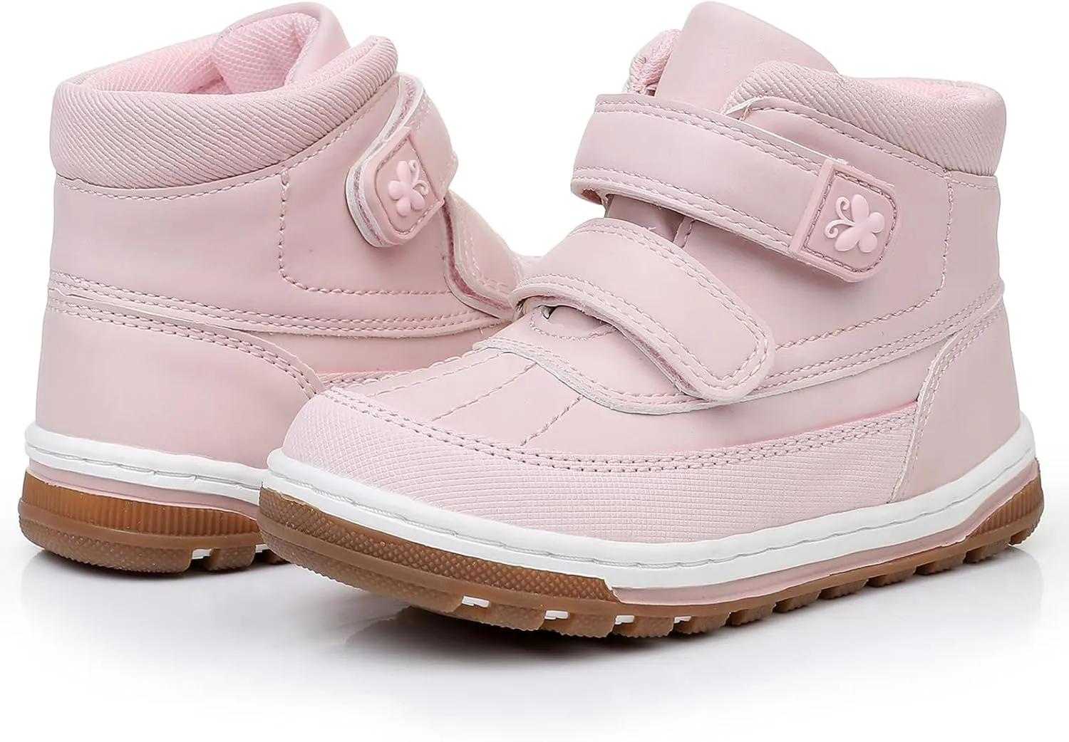 Kids Toddler Boots Boys Girls Fall Water-Resistant Strap Outdoor Ankle Boots(Toddler/Little Kid)