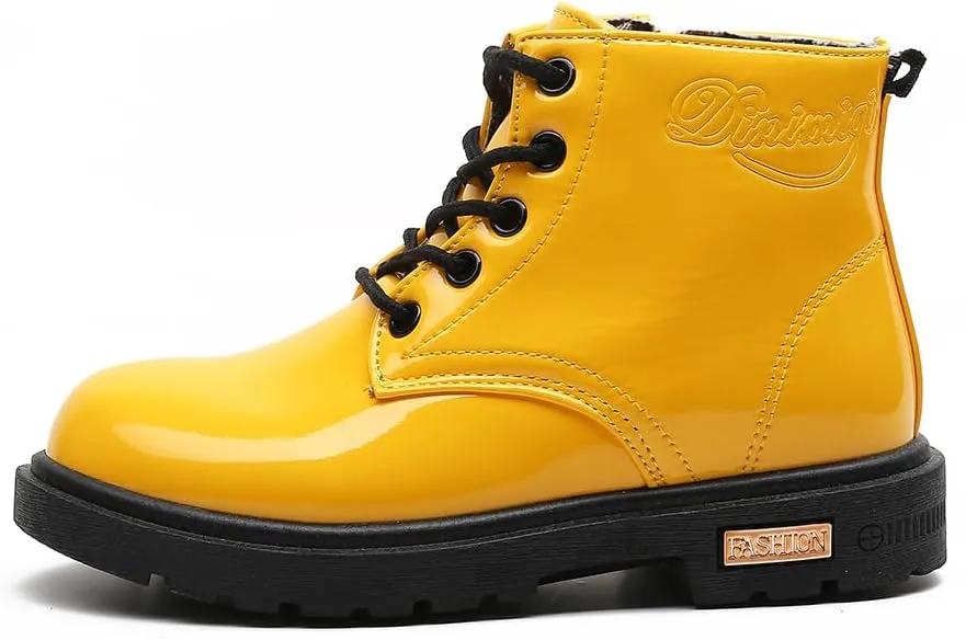 Little Kids Ankle Boots Little Girls Outdoor Combat Toddler Boots