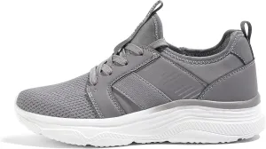 LUCKY STEP Women's Mesh Slip On Walking Shoes Platform Tennis Running Sneakers Breathable Lightweight Training Workout Athletic Gym Footwear