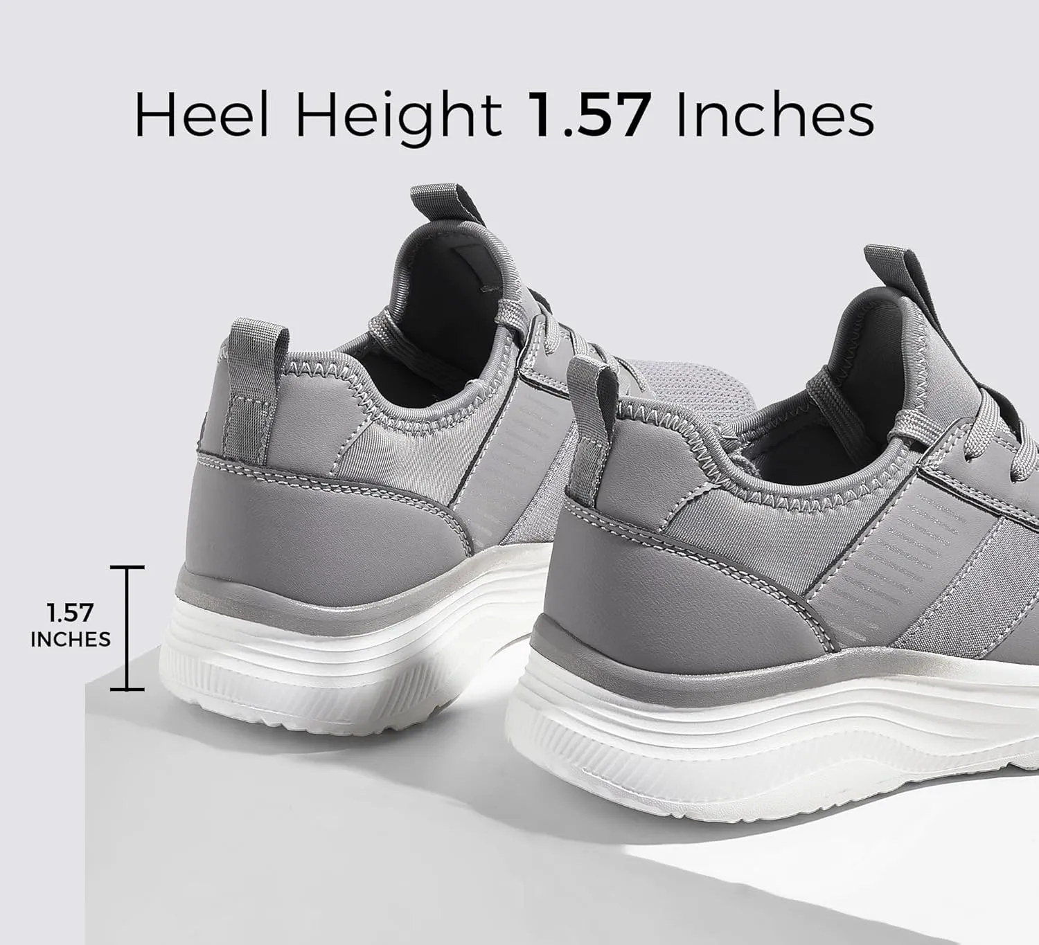 LUCKY STEP Women's Mesh Slip On Walking Shoes Platform Tennis Running Sneakers Breathable Lightweight Training Workout Athletic Gym Footwear