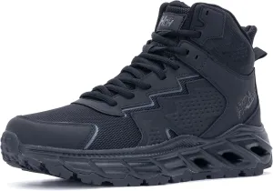 Men's Hiking Shoes Running Shoes Athletic High Top Sneakers Outdoor Three Holes Sneakers Fashion Breathable Non Slip Walking Footwear FALKON 1.0