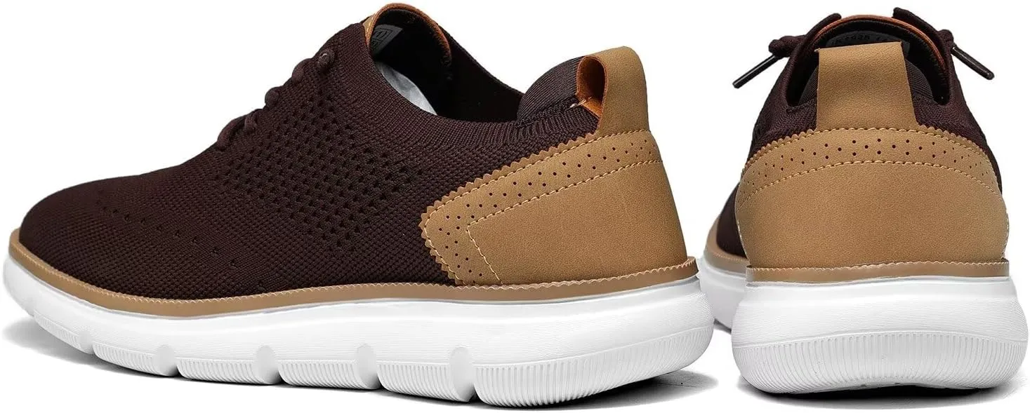 Men's Mesh Sneakers Oxfords Lace-Up Lightweight Casual Walking Shoes Dress Shoes Fashion Sneakers Walking Shoes