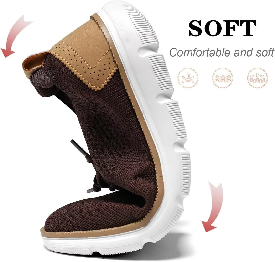 Men's Mesh Sneakers Oxfords Lace-Up Lightweight Casual Walking Shoes Dress Shoes Fashion Sneakers Walking Shoes