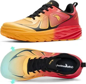 Men's Orthopedic Diabetic Wide Running Shoes: Comfortable Arch Support Plantar Fasciitis Sports Sneakers, Casual Orthotic Swollen Tennis Work Walking Shoes for Foot and Heel Pain Relief