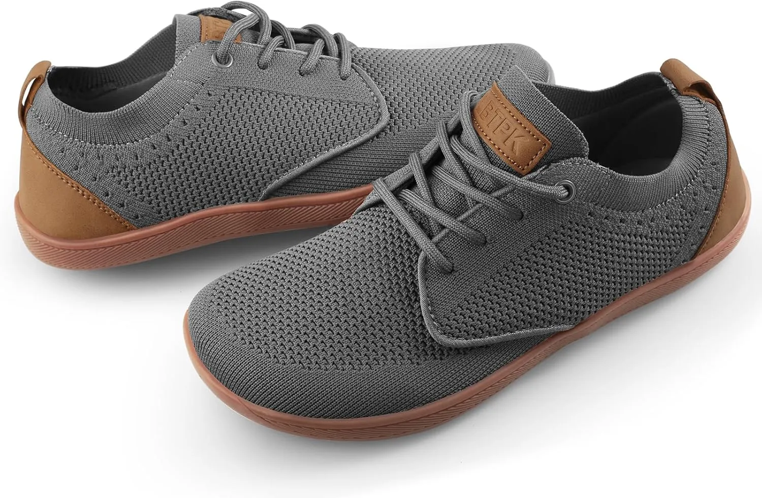 Men's Oxfords Shoes Wide Toe Box Dress Sneakers Fashion Business Casual Shoes Barefoot Zero Drop Walking Shoes