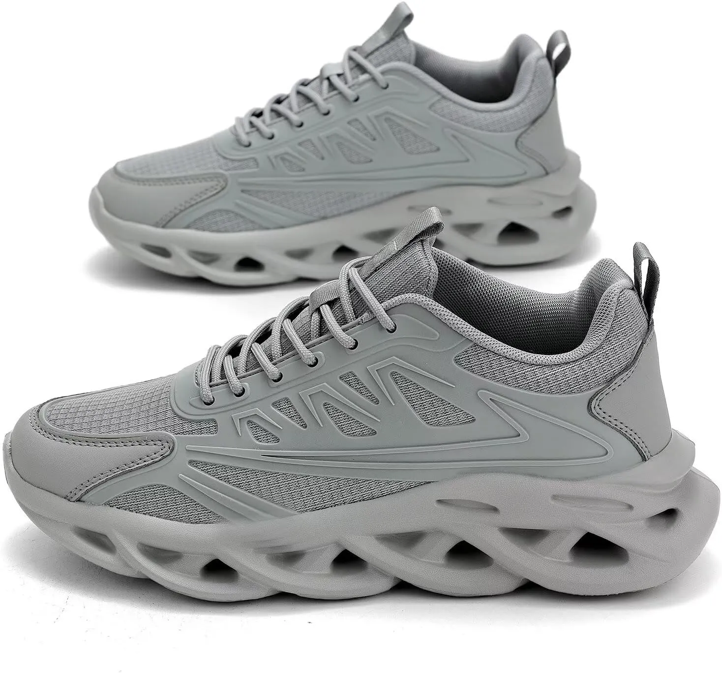 Men's Road-Running-Shoes Walking Fashion Athletic Sneakers Working Gym Comfort Lightweight Mesh Soft Sole Shoes