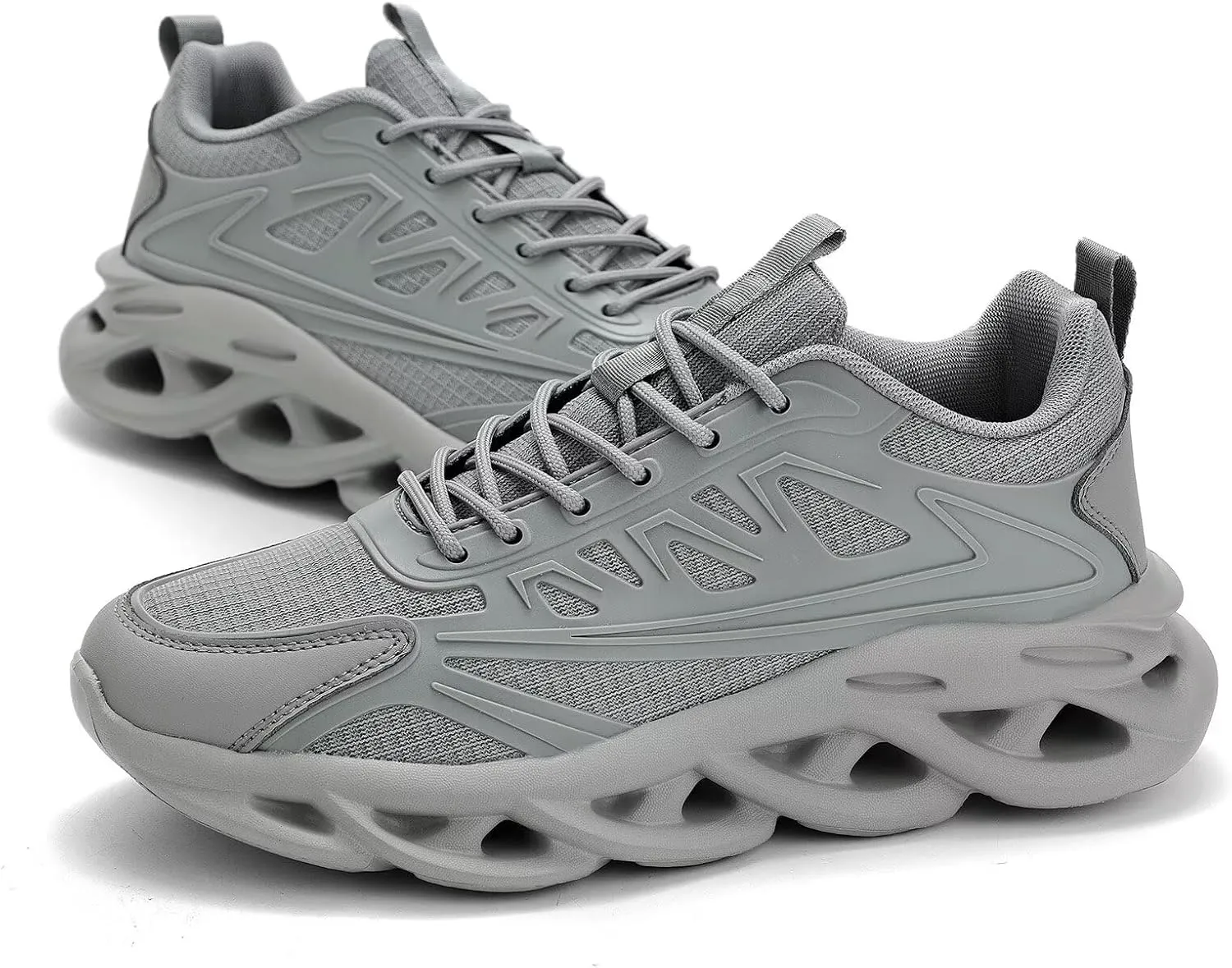 Men's Road-Running-Shoes Walking Fashion Athletic Sneakers Working Gym Comfort Lightweight Mesh Soft Sole Shoes