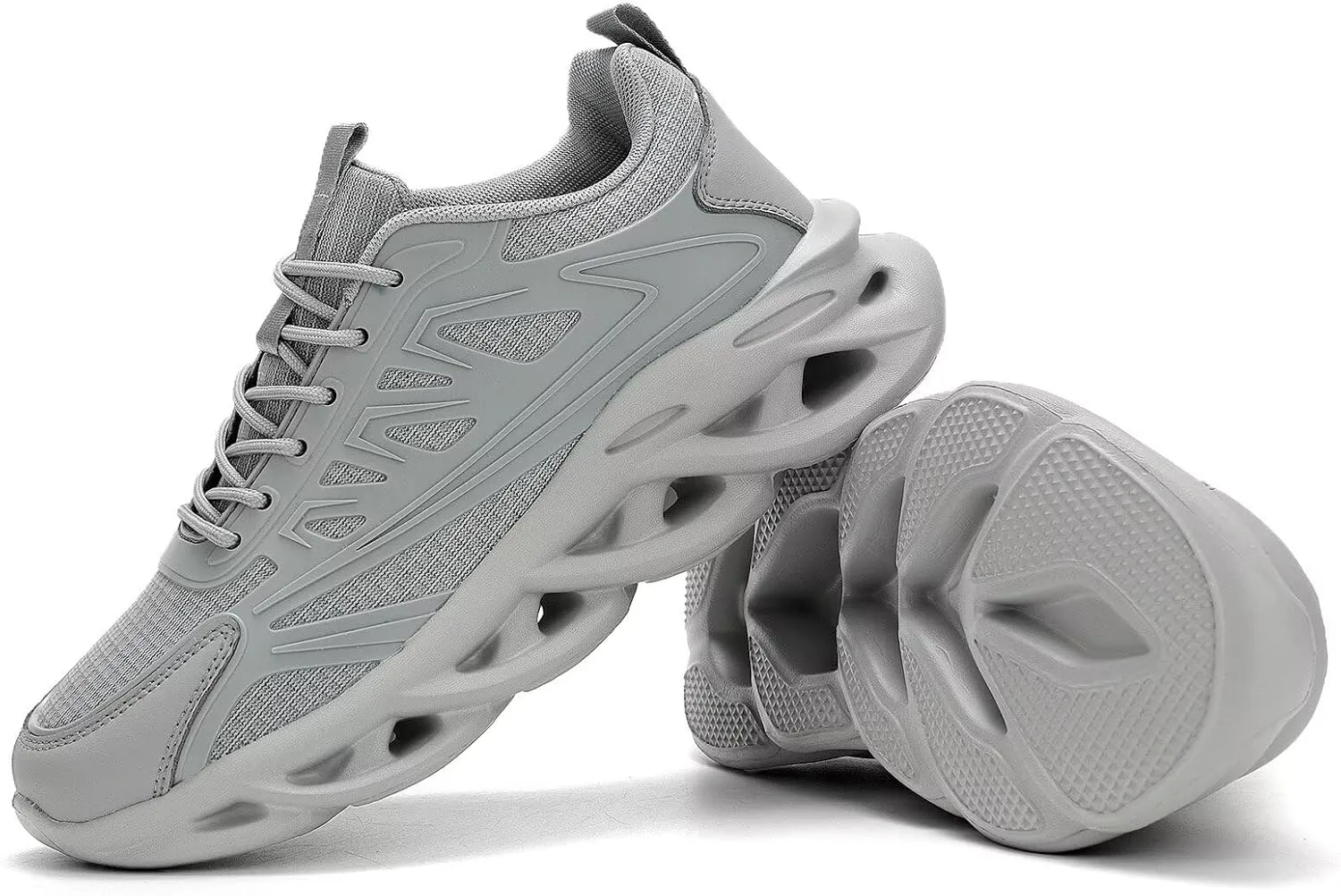 Men's Road-Running-Shoes Walking Fashion Athletic Sneakers Working Gym Comfort Lightweight Mesh Soft Sole Shoes