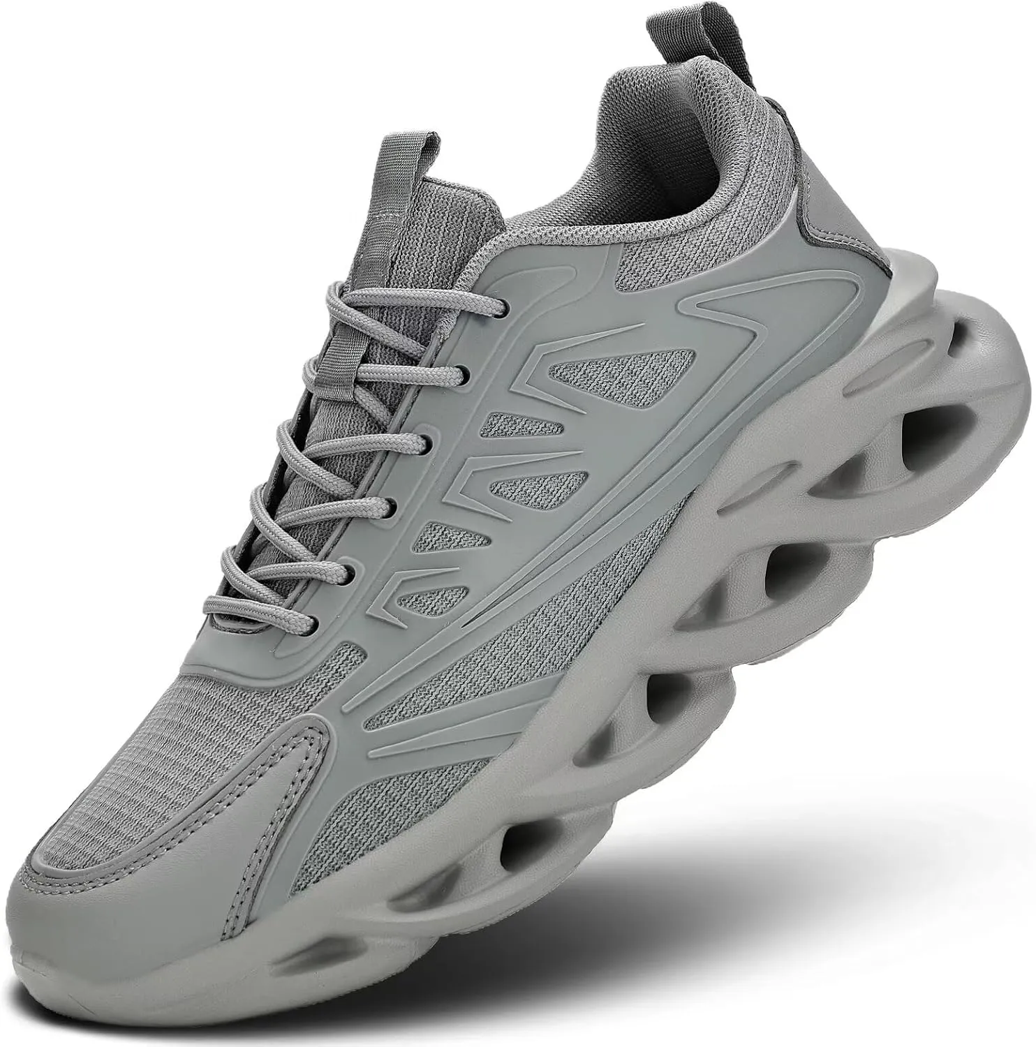 Men's Road-Running-Shoes Walking Fashion Athletic Sneakers Working Gym Comfort Lightweight Mesh Soft Sole Shoes