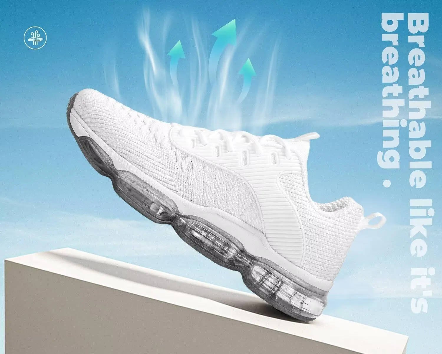 Mens Running Shoes Air Low Top Comfort Walking Lace Up Sneakers Breathable Fashion Tennis Sport Gym Fitness Cross Trainers