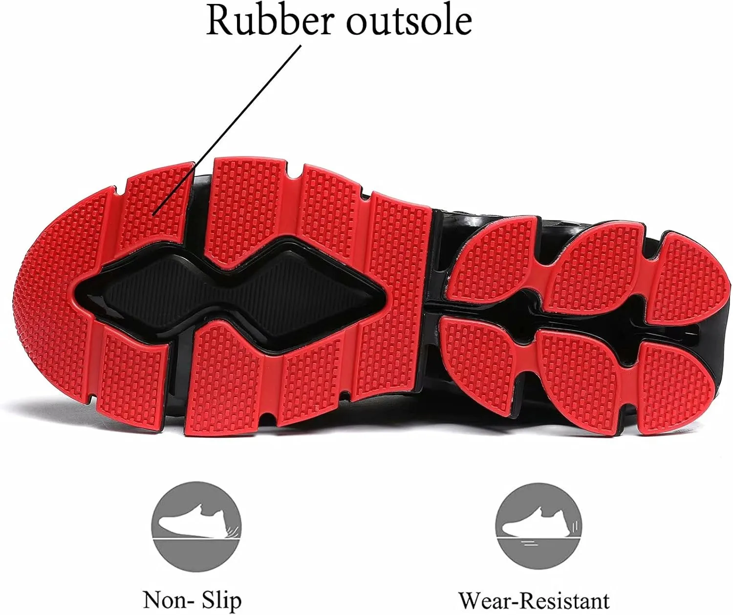 Men's Running Shoes Blade Tennis Walking Fashion Sneakers Breathable Non Slip Gym Sports Work Trainers
