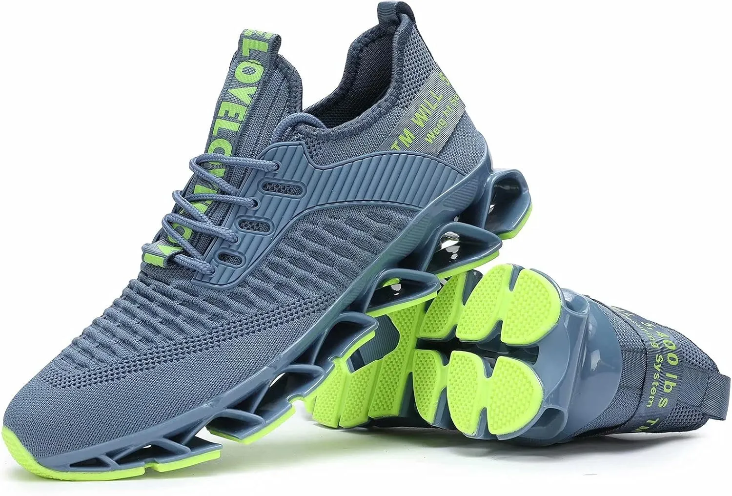 Men's Running Shoes Blade Tennis Walking Fashion Sneakers Breathable Non Slip Gym Sports Work Trainers