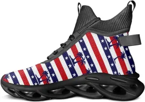 Men's Shoes High Top Blade Shoes Non Slip Athletic Sneakers for Running, Fitness
