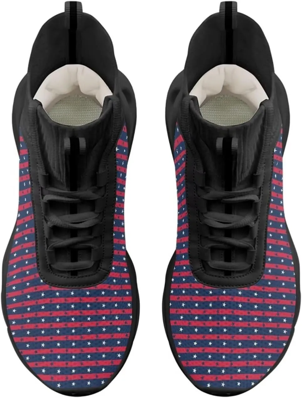 Men's Shoes High Top Blade Shoes Non Slip Athletic Sneakers for Running, Fitness
