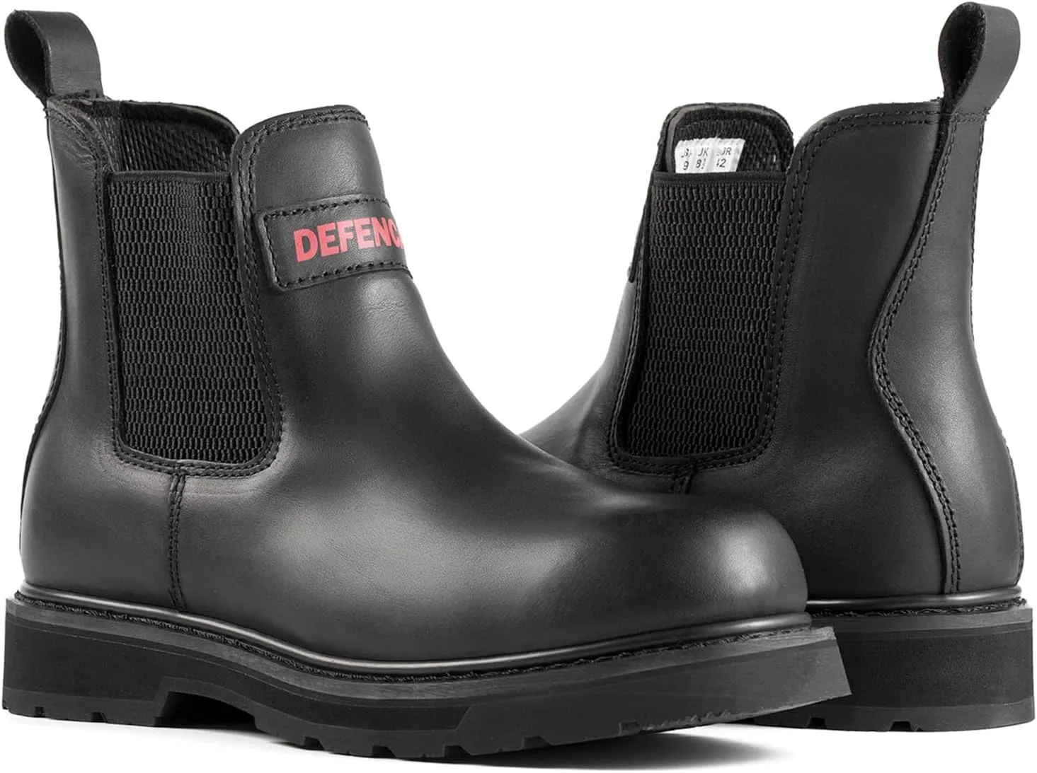 Men's Slip On Chlesea Work Boots for Men, Comfortable, Water Resistant, Full Grain Leather, Slip-Resistant, Goodyear Welt, EH S2432