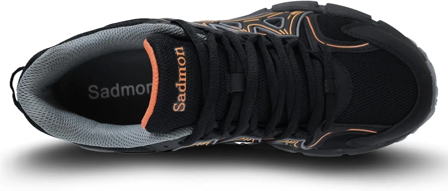 Men's Slip Resistant Trail Running Shoes - Supportive Athletic Shoes for Outdoor Fitness Walking, Road Running and Gym Training