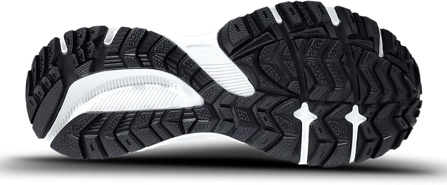 Men's Slip Resistant Trail Running Shoes - Supportive Athletic Shoes for Outdoor Fitness Walking, Road Running and Gym Training