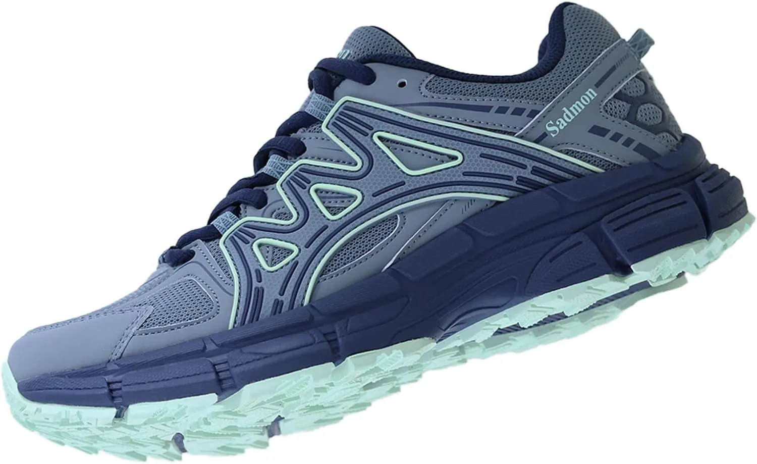 Men's Slip Resistant Trail Running Shoes - Supportive Athletic Shoes for Outdoor Fitness Walking, Road Running and Gym Training