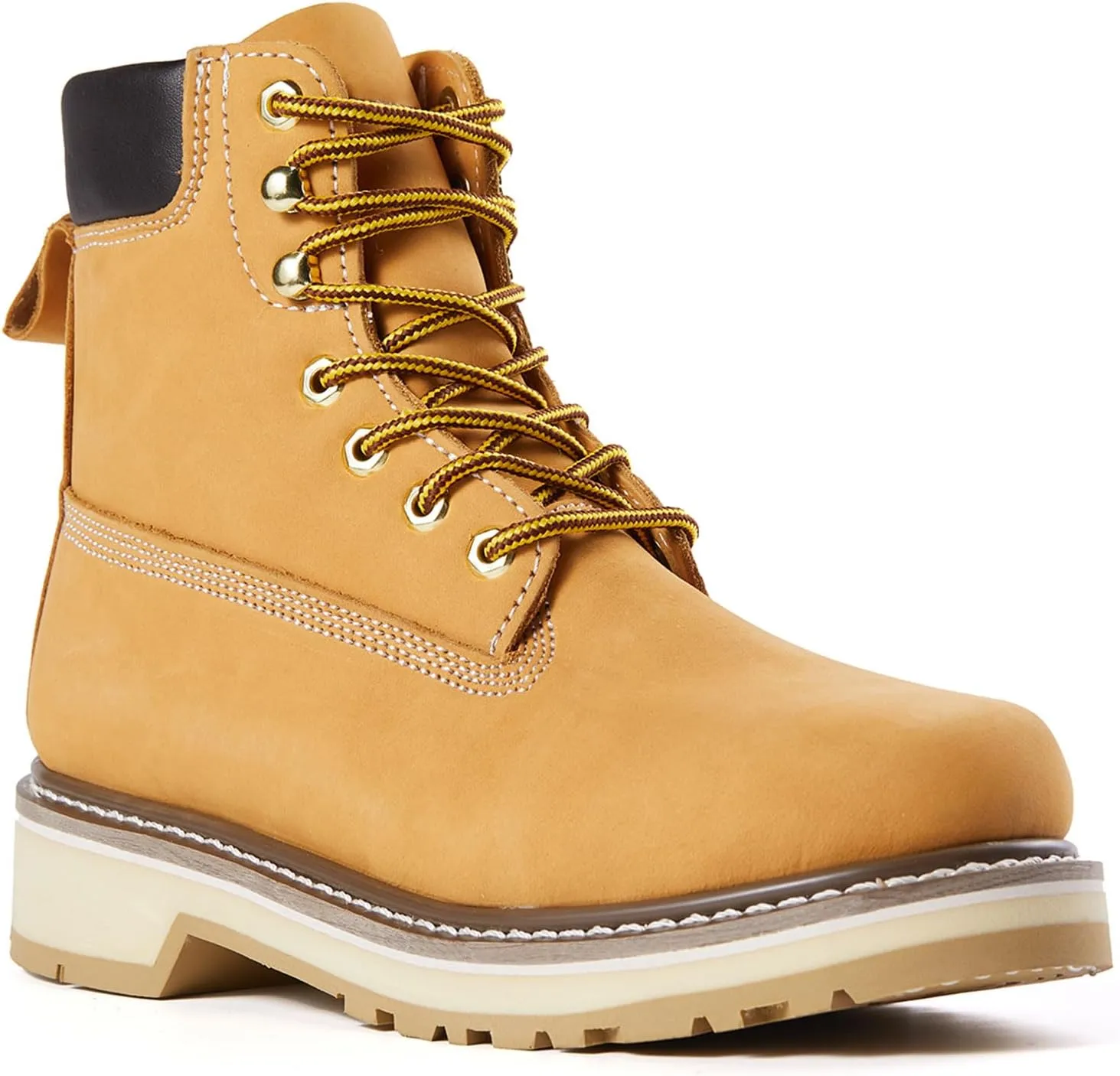 Men's SureTrack 6" Leather Soft Toe Work Boots for Men, Slip-Resistant, Goodyear Welt, EH 84101