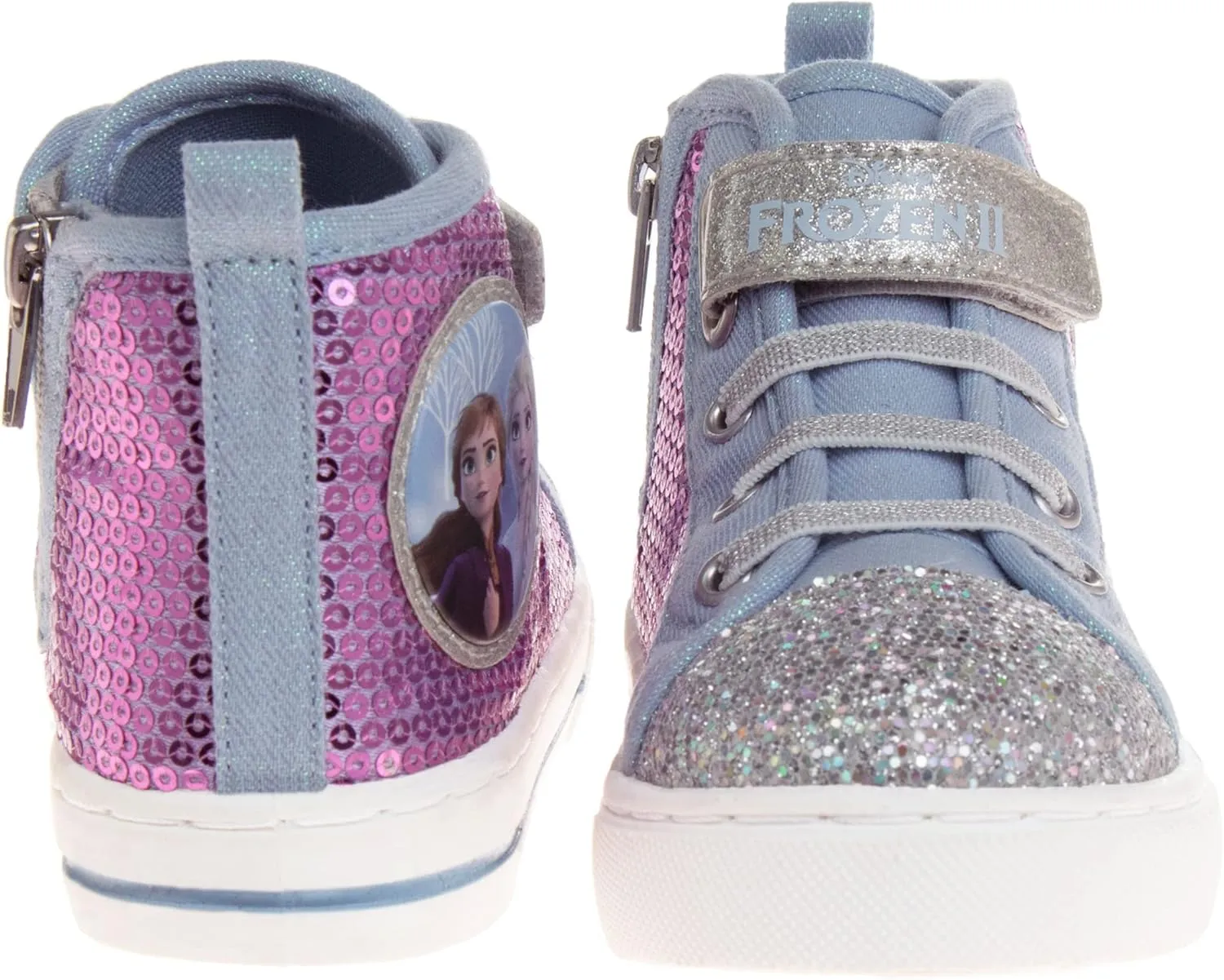Minnie Mouse Frozen Encanto Sneakers Casual Canvas - Kids Girls Snow White Elsa Maribel Character Slipon Shoes (Sizes 6-12 Toddler - Little Kid)