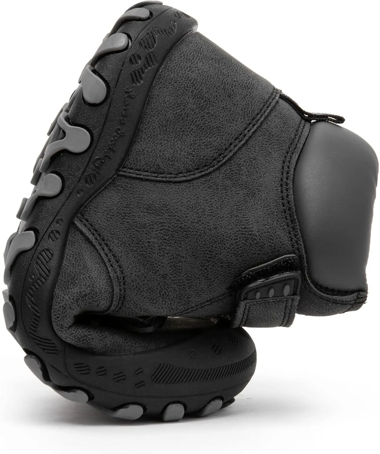 Mishansha Unisex-Child Outdoor Ankle Hiking Boots Boys Girls Trekking Walking Shoes with Hook and Loop