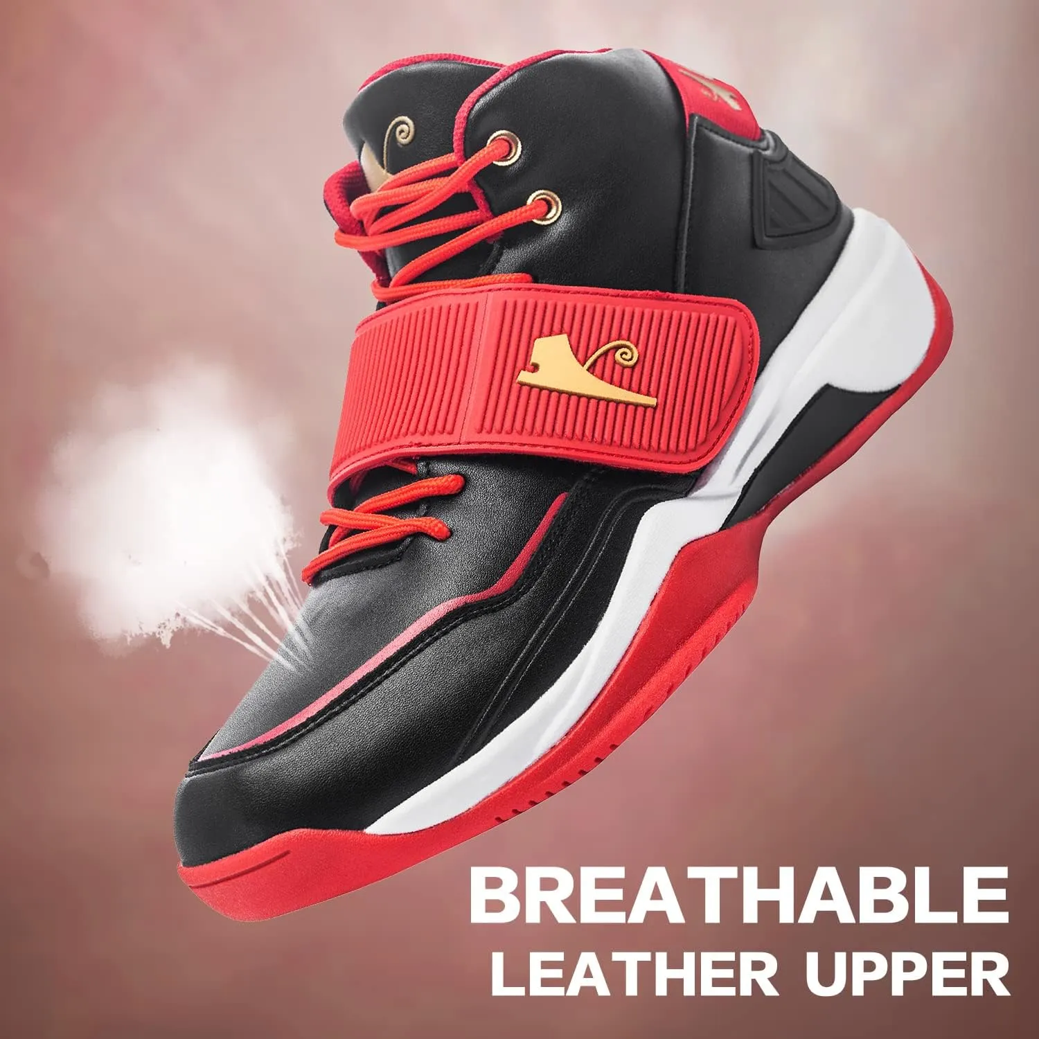 Negash Mens Basketball Shoes Non Slip Low Top Sneakers Breathable Cushioning Sports Shoes for Men