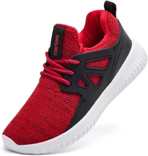 nerteo Kids Tennis Shoes |Running Athletic Footwear for Boys & Girls | Lightweight Breathable Walking Gym Sneakers for Little Kid/Big Kid